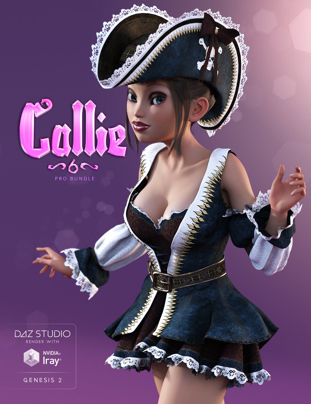 Callie 6 Pro Bundle by: , 3D Models by Daz 3D