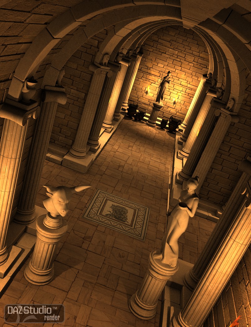 Merlin's Labyrinth Construction Kit by: Merlin Studios, 3D Models by Daz 3D