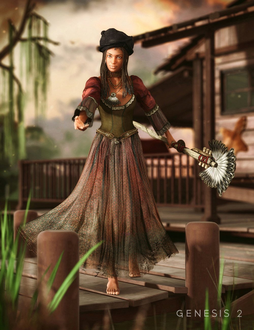 Swamp Witch for Genesis 2 Female(s)