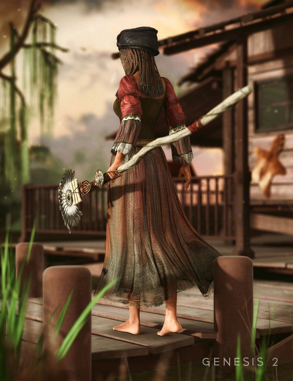 Swamp Witch for Genesis 2 Female(s) Swamp Witch for Genesis 2 Female(s) by: Barbara BrundonSarsa, 3D Models by Daz 3D
