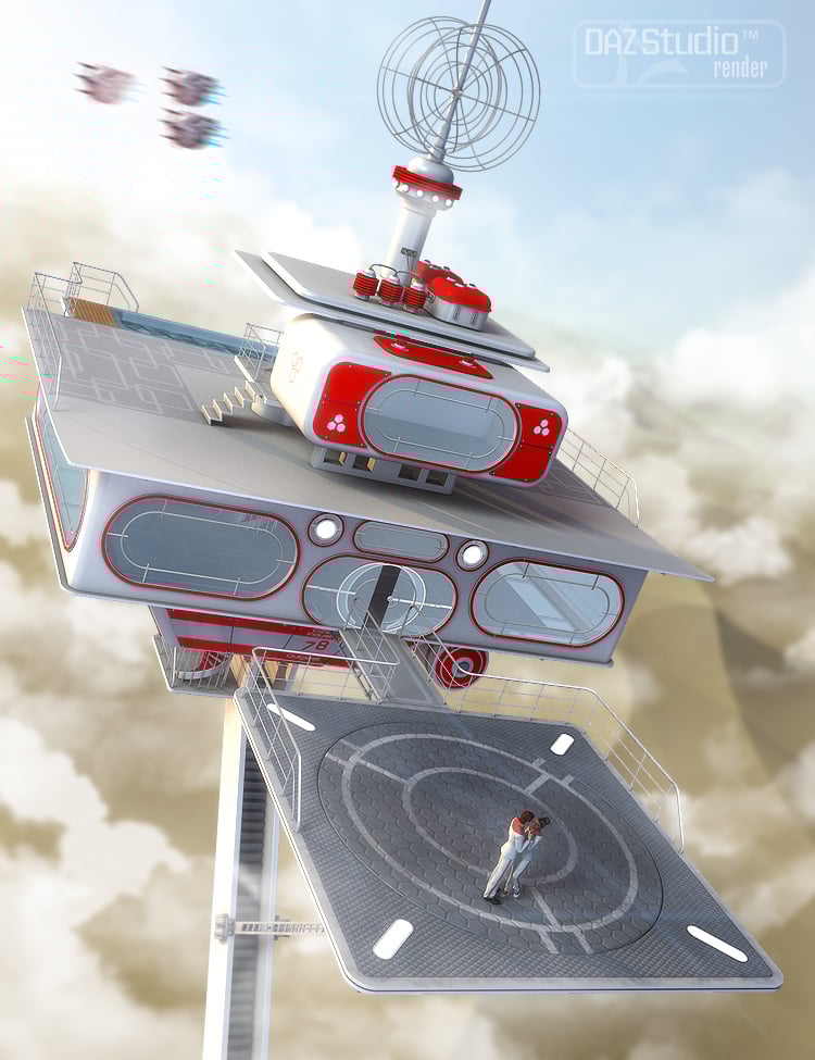 Sci-fi Outpost Sci-fi Outpost by: petipet, 3D Models by Daz 3D