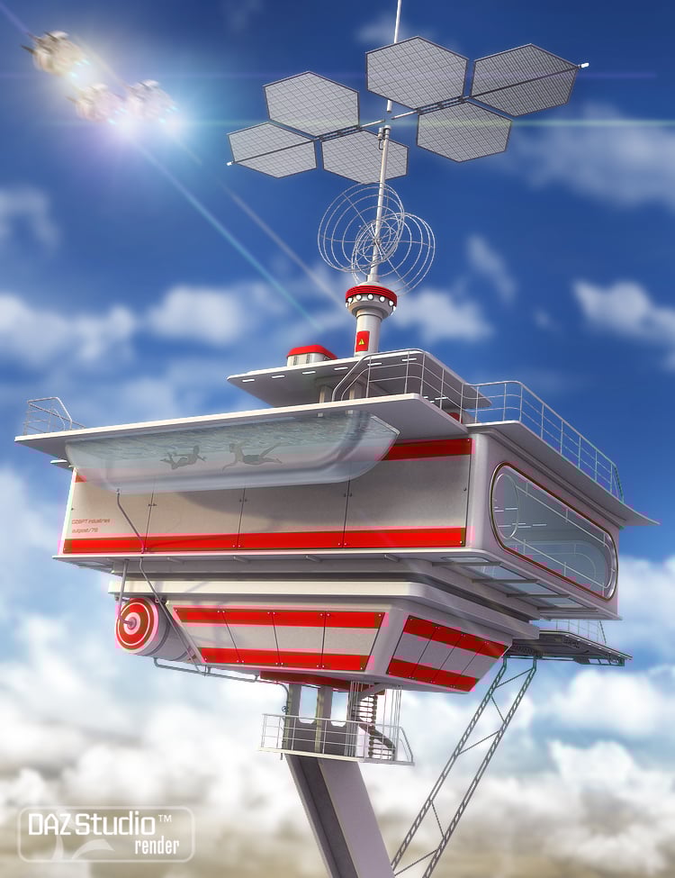 Sci-fi Outpost Sci-fi Outpost by: petipet, 3D Models by Daz 3D