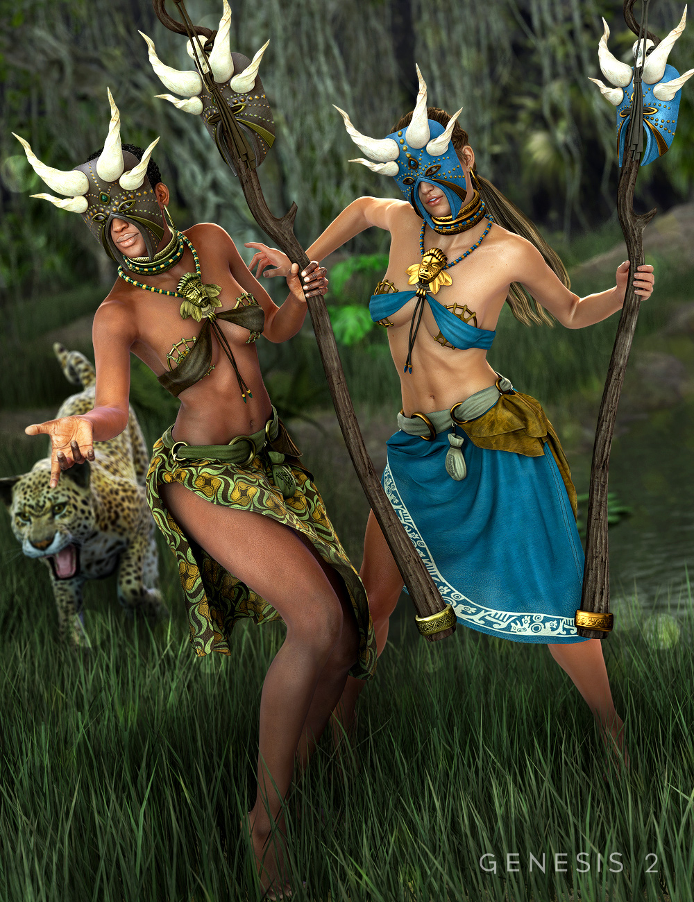 Ashé for Tribal Dancer by: Arien, 3D Models by Daz 3D