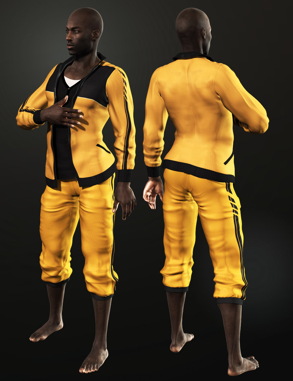 Everyday Training Suit for Genesis 2 Male(s) | Daz 3D