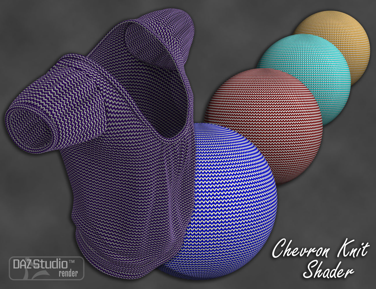 Fun With Yarn - Nifty Knitting Shaders Fun With Yarn - Nifty Knitting Shaders by: Denki Gaka, 3D Models by Daz 3D