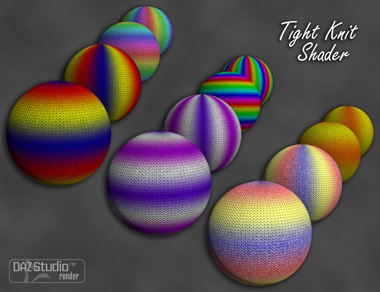 Fun With Yarn - Nifty Knitting Shaders Fun With Yarn - Nifty Knitting Shaders by: Denki Gaka, 3D Models by Daz 3D