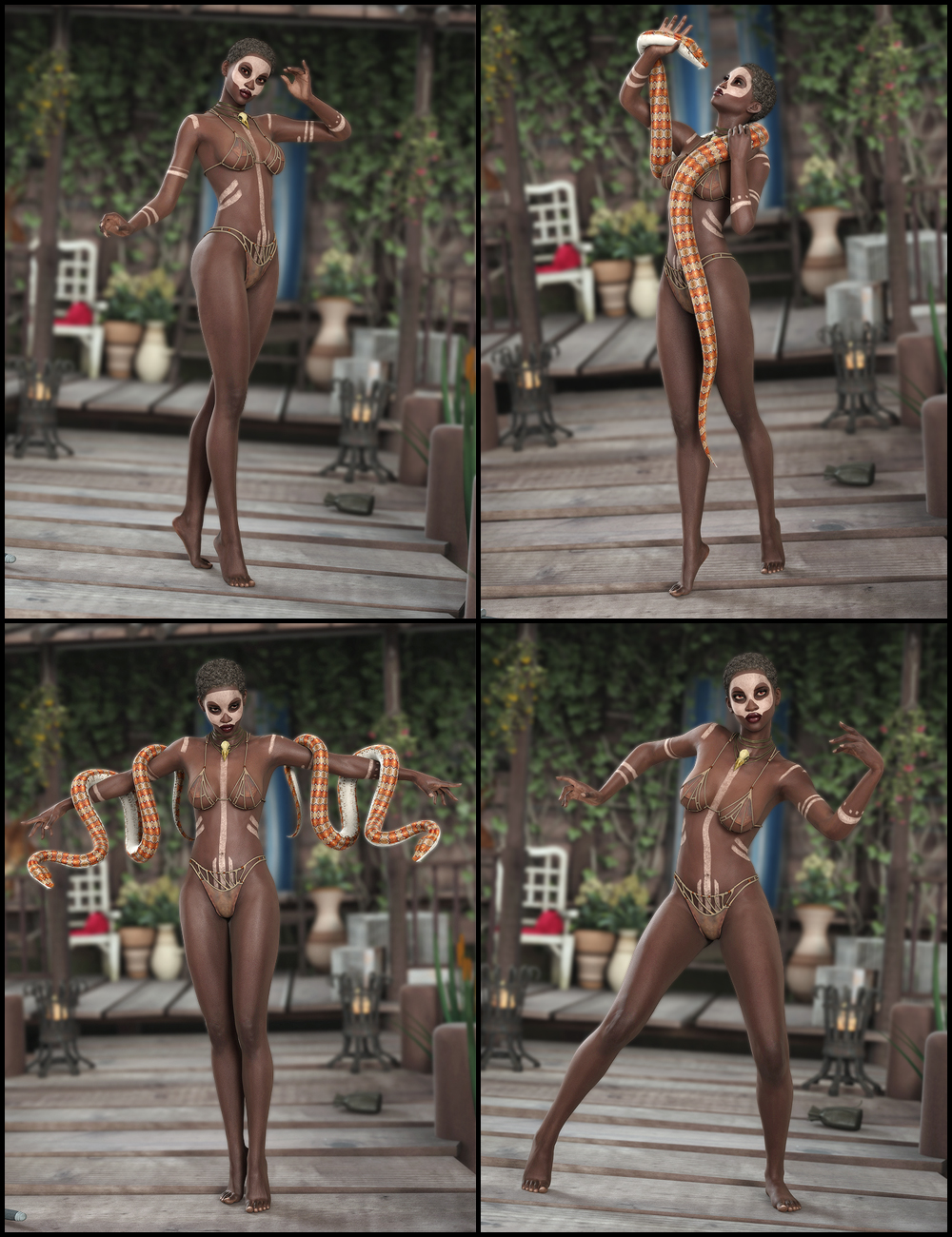 Capsces Madame Mojo Monique 6 Capsces Madame Mojo Monique 6 by: Capsces Digital Ink, 3D Models by Daz 3D
