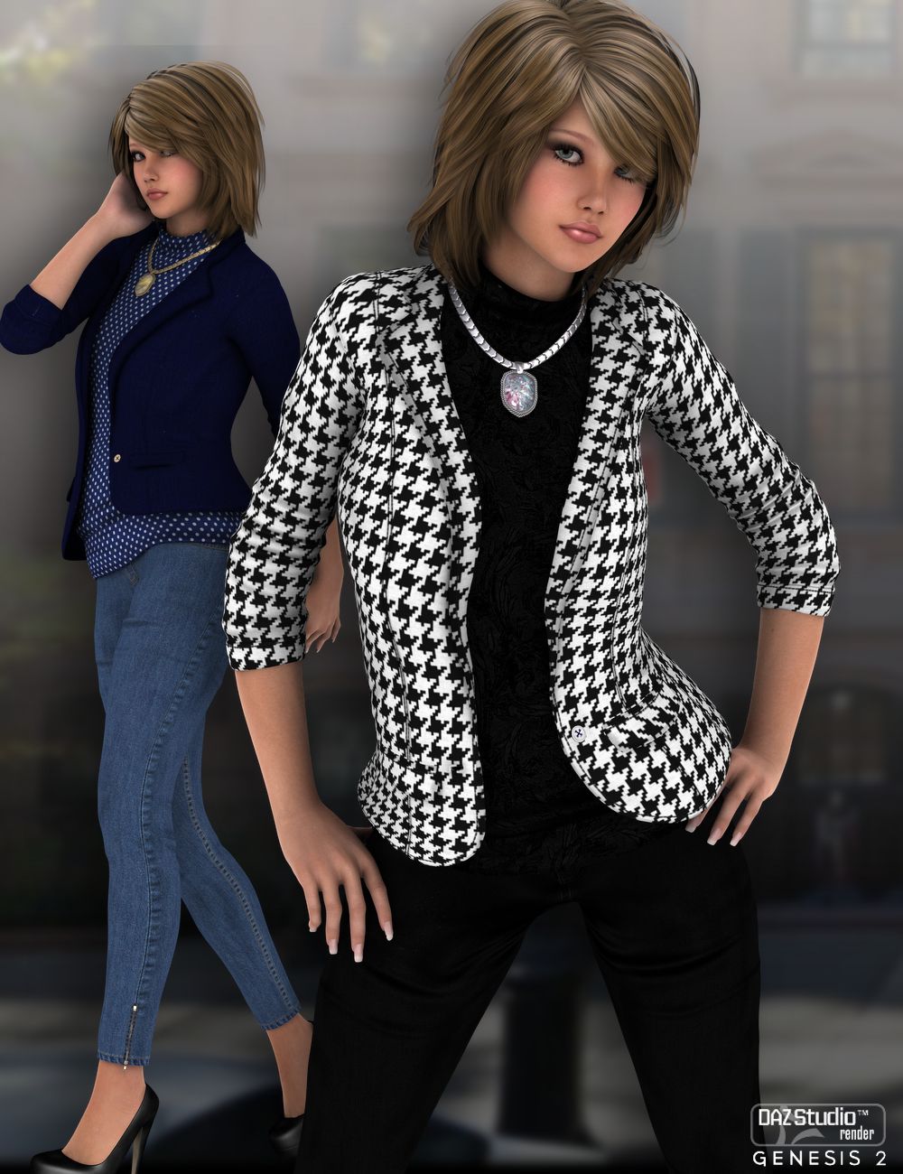 City Chic for Genesis 2 Female(s) by: WildDesigns, 3D Models by Daz 3D
