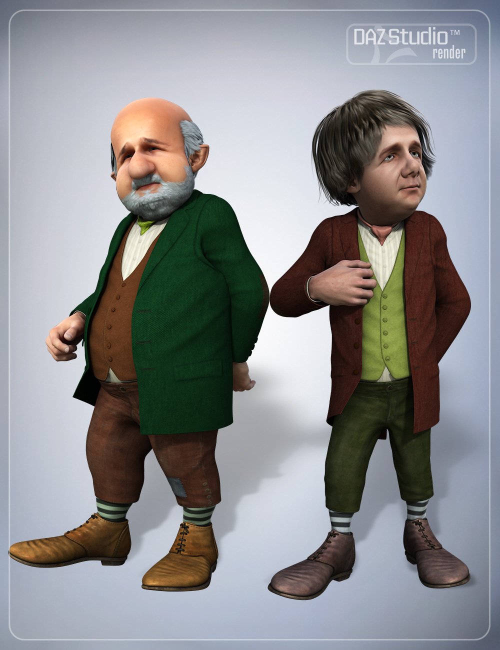 Dwarf Clothes for Genesis 2 Male(s) by: smay, 3D Models by Daz 3D