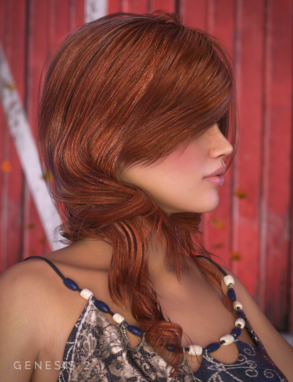 Suzan Hair for Genesis and Genesis 2 Female(s) by: goldtassel, 3D Models by Daz 3D