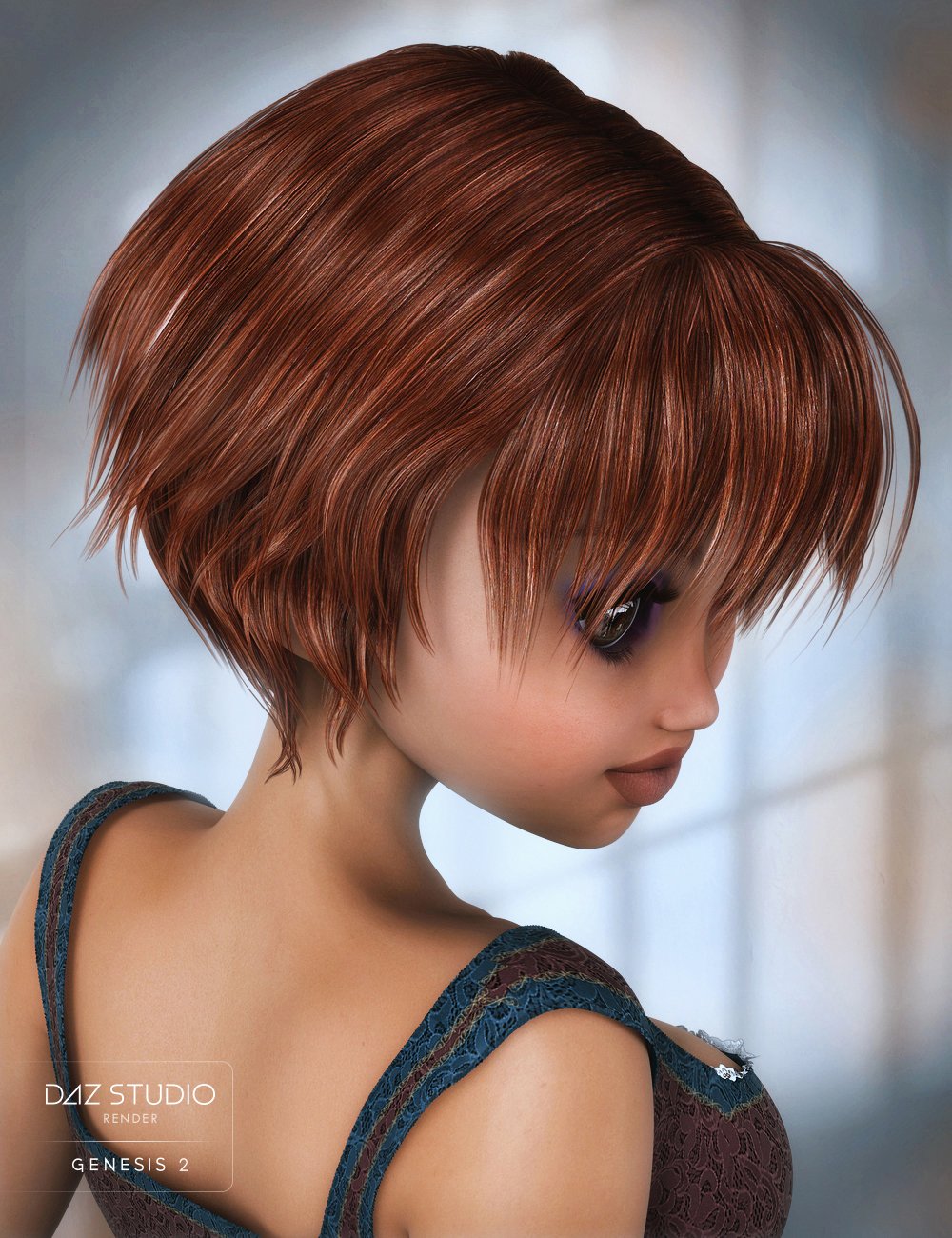 Razor Cut Hair for Genesis 2 Female(s) Razor Cut Hair for Genesis 2 Female(s) by: goldtassel, 3D Models by Daz 3D