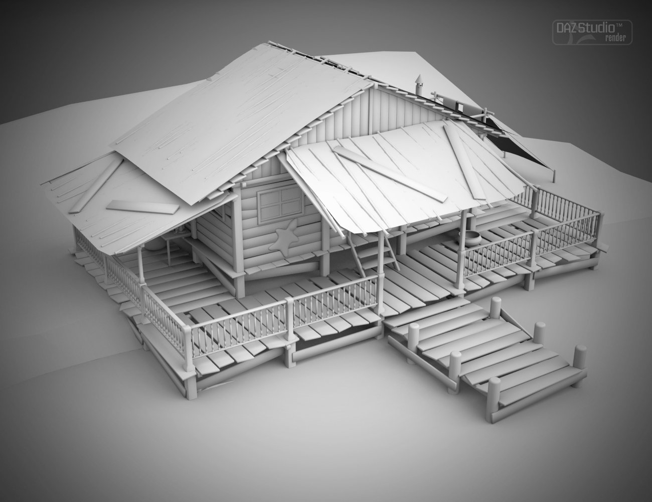 Voodoo Hut Voodoo Hut by: Val3dart, 3D Models by Daz 3D