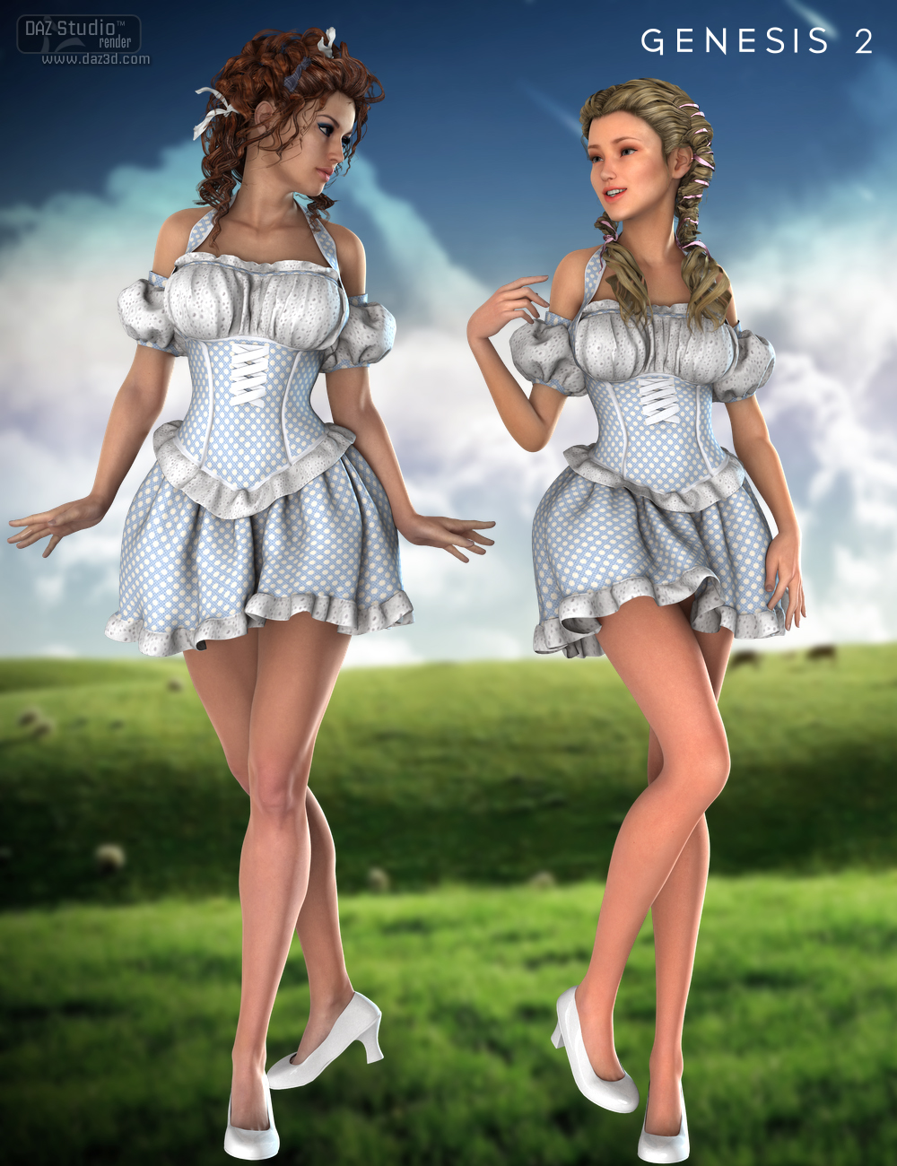 Milkmaid for Genesis 2 Female(s) Milkmaid for Genesis 2 Female(s) by: Nikisatez, 3D Models by Daz 3D