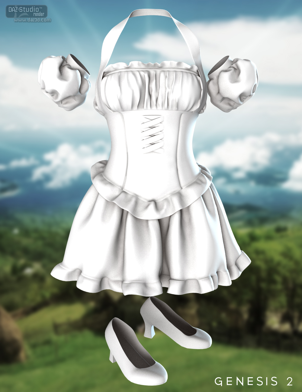 Milkmaid for Genesis 2 Female(s) by: Nikisatez, 3D Models by Daz 3D