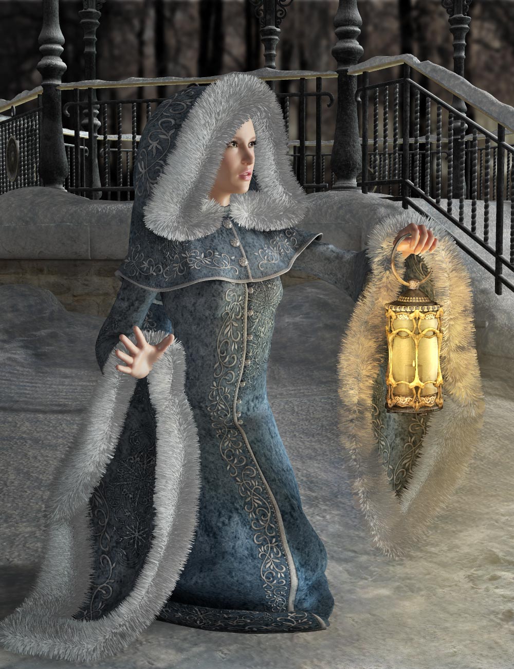 Frost for Winter Fantasy by: Sarsa, 3D Models by Daz 3D