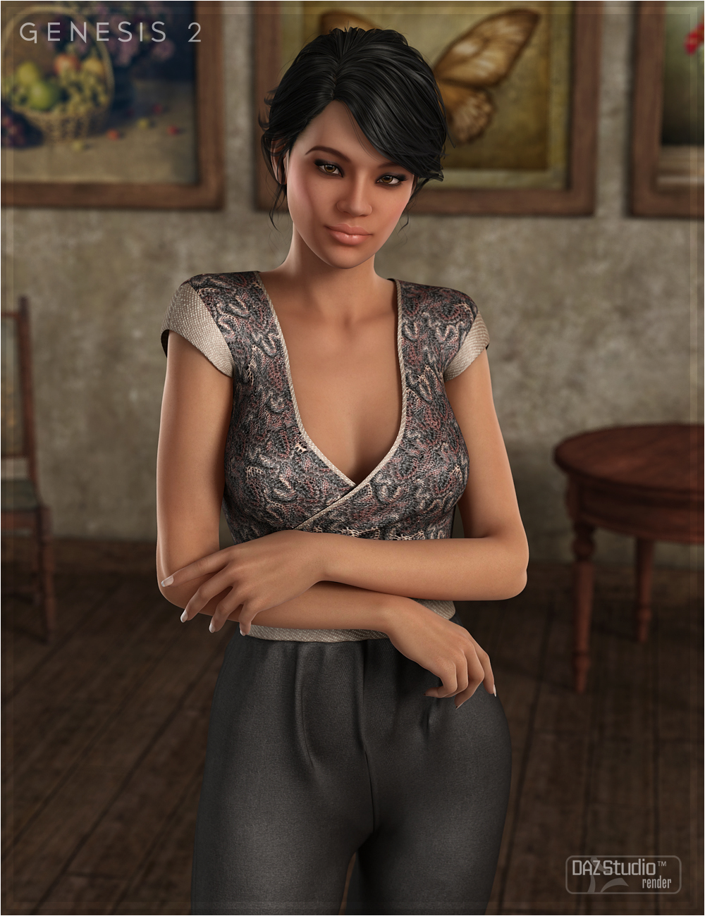 Ashleigh Jumpsuit Textures by: OziChick, 3D Models by Daz 3D