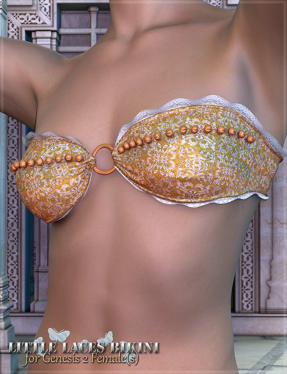 RW Little Laces Bikini for Genesis 2 Female(s) RW Little Laces Bikini for Genesis 2 Female(s) by: Renderwelten, 3D Models by Daz 3D
