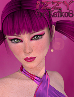 Izzy for Keiko 6 by: Morris, 3D Models by Daz 3D