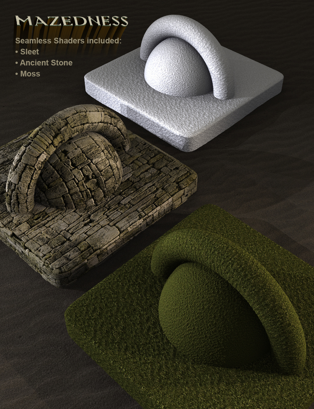 Mazedness for DAZ Studio Mazedness for DAZ Studio by: Marshian, 3D Models by Daz 3D