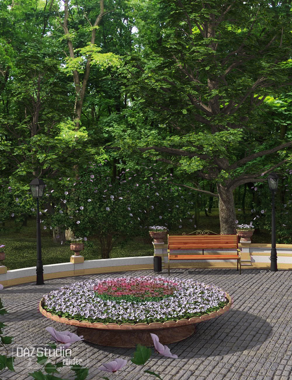 Blooming Alley Blooming Alley by: Andrey Pestryakov, 3D Models by Daz 3D