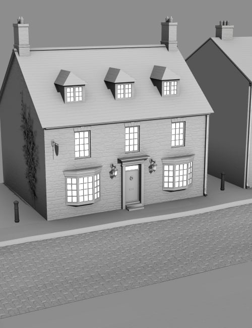 Build a Street: English Country Village Build a Street: English Country Village by: Inkara, 3D Models by Daz 3D