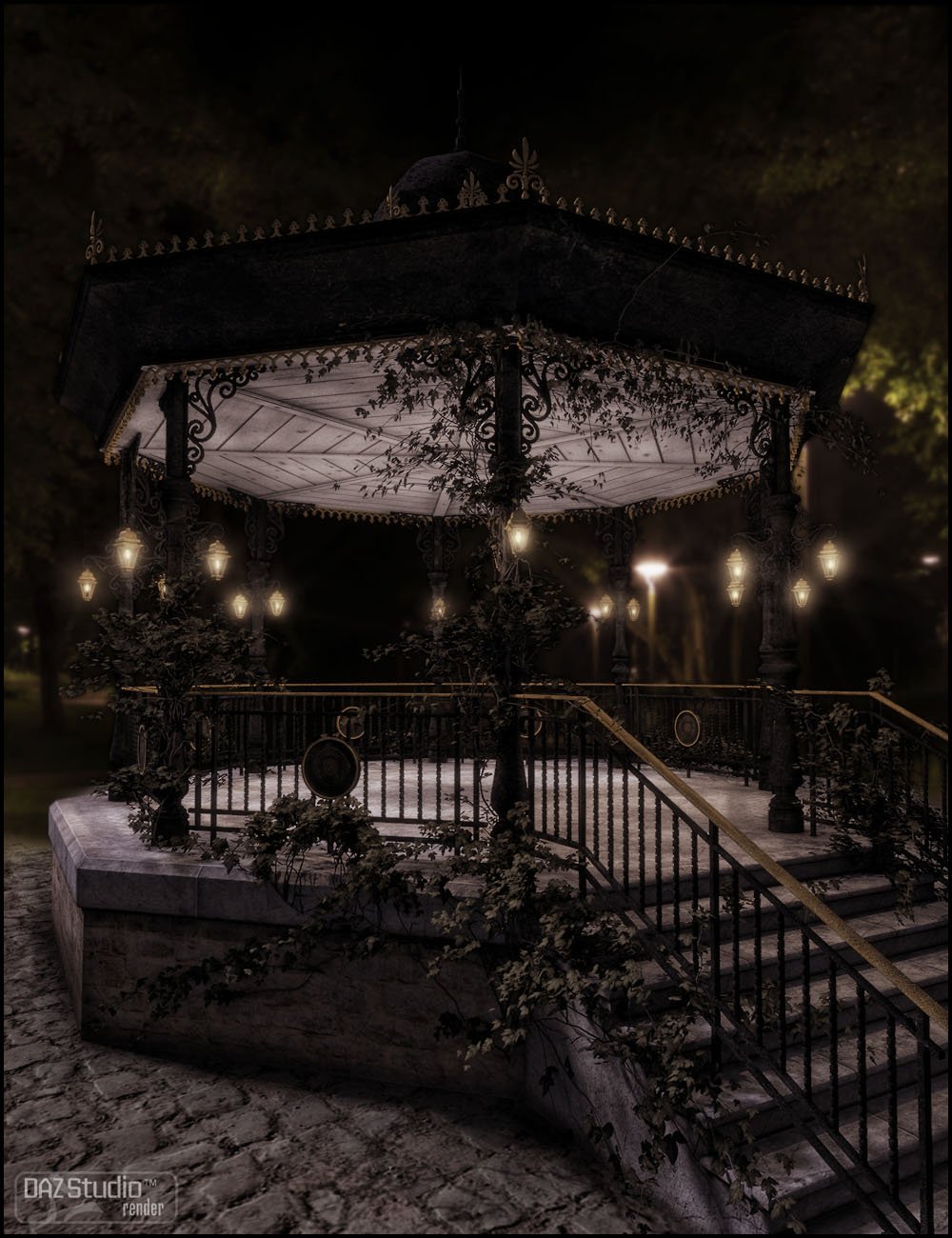 Exemplar for the Bandstand by: Jack Tomalin, 3D Models by Daz 3D