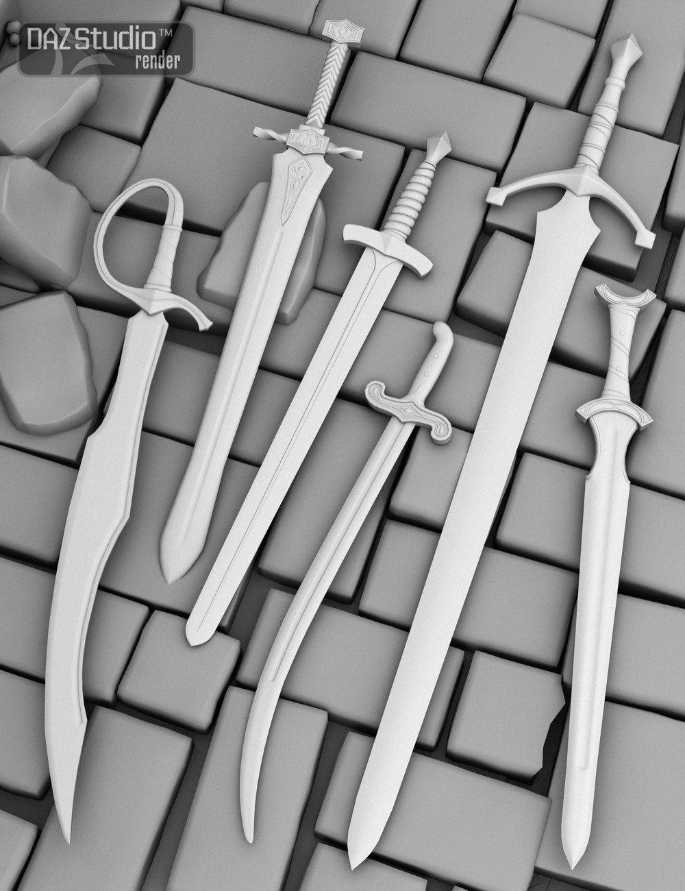 Battle Blades Battle Blades by: Merlin Studios, 3D Models by Daz 3D