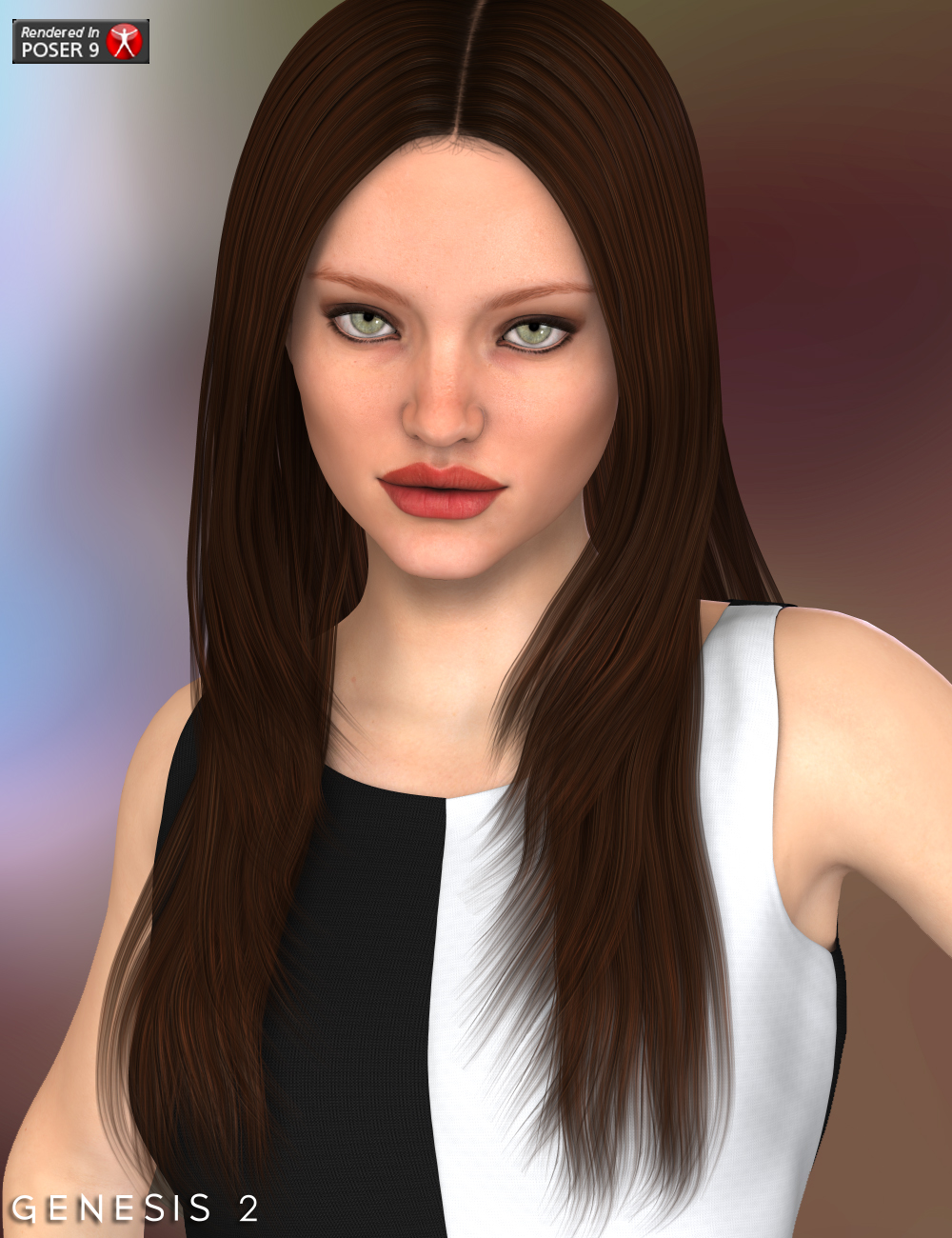 Roxanna Hair for Genesis 2 Female(s) by: Nikisatez, 3D Models by Daz 3D