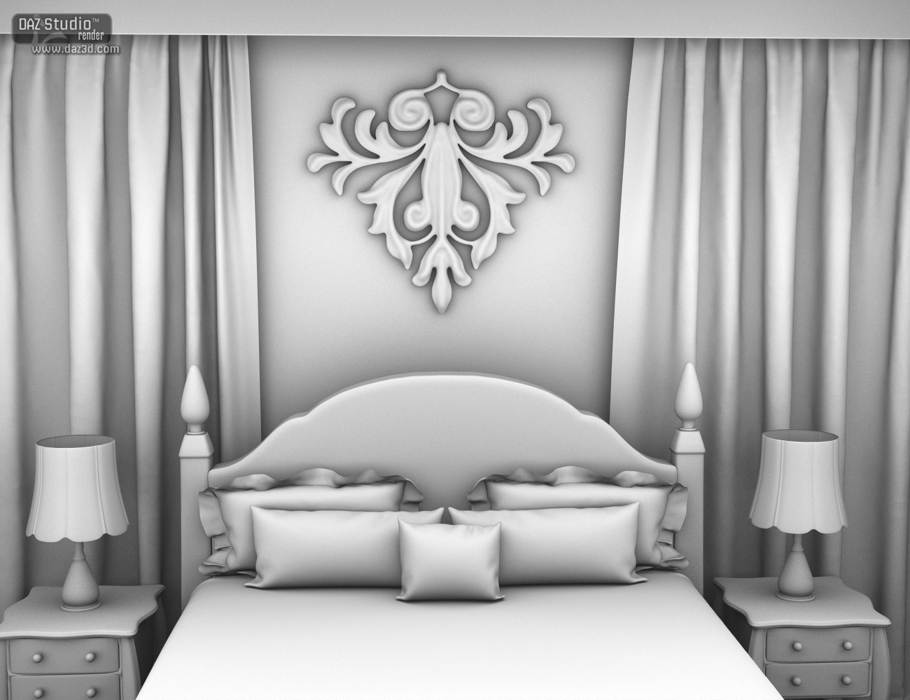 Touch Of Class - Bedroom | Daz 3D