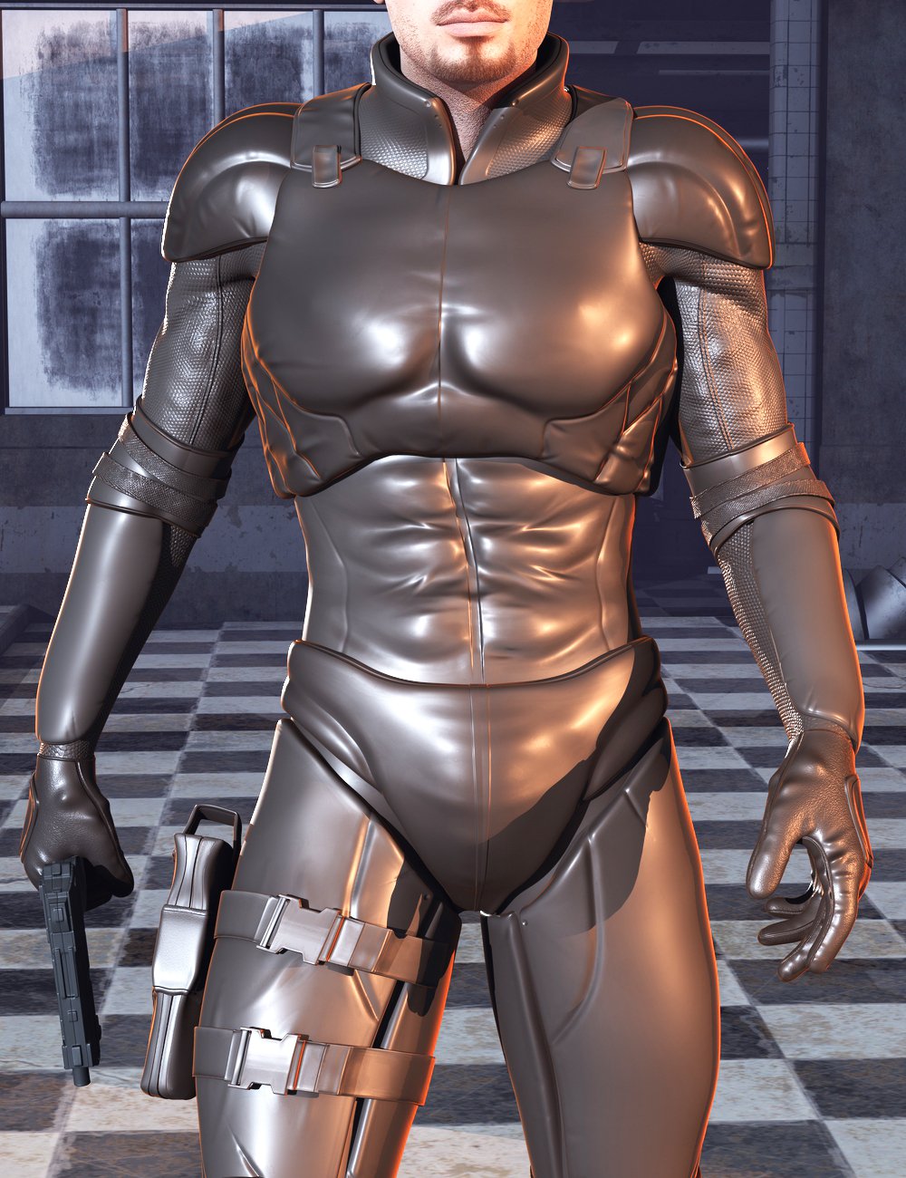 Resistance Soldier for Genesis 2 Male(s) by: Yura, 3D Models by Daz 3D