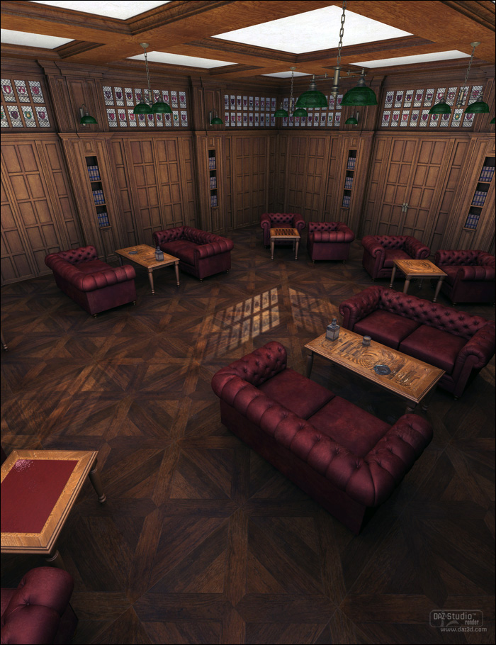 Gentlemen's Game Room Gentlemen's Game Room by: ForbiddenWhispersFWDesign, 3D Models by Daz 3D
