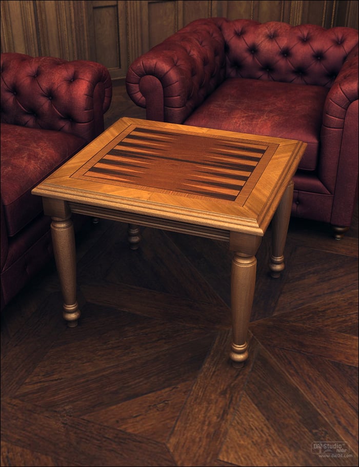 Gentlemen's Game Room Gentlemen's Game Room by: ForbiddenWhispersFWDesign, 3D Models by Daz 3D
