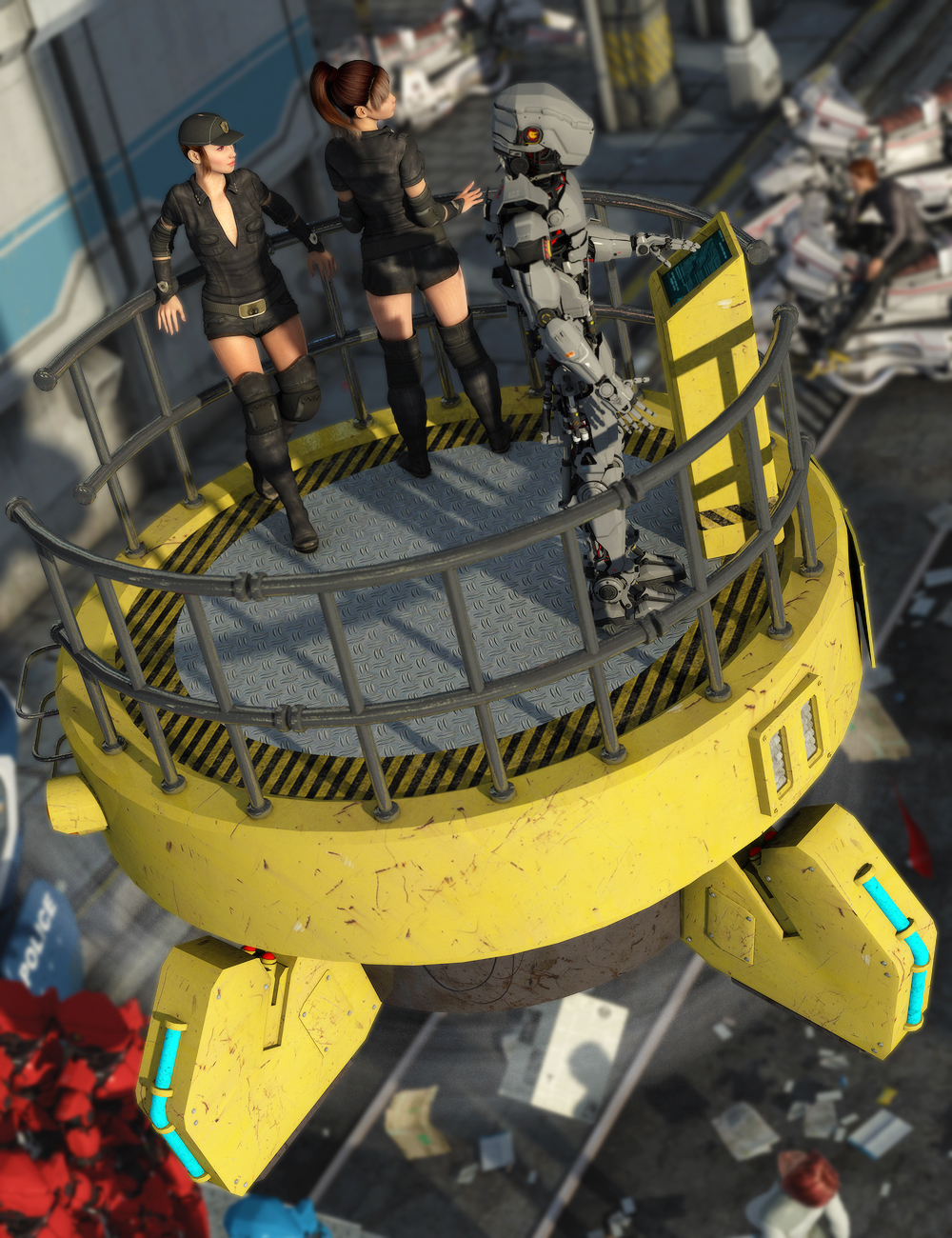Hover Transport by: , 3D Models by Daz 3D