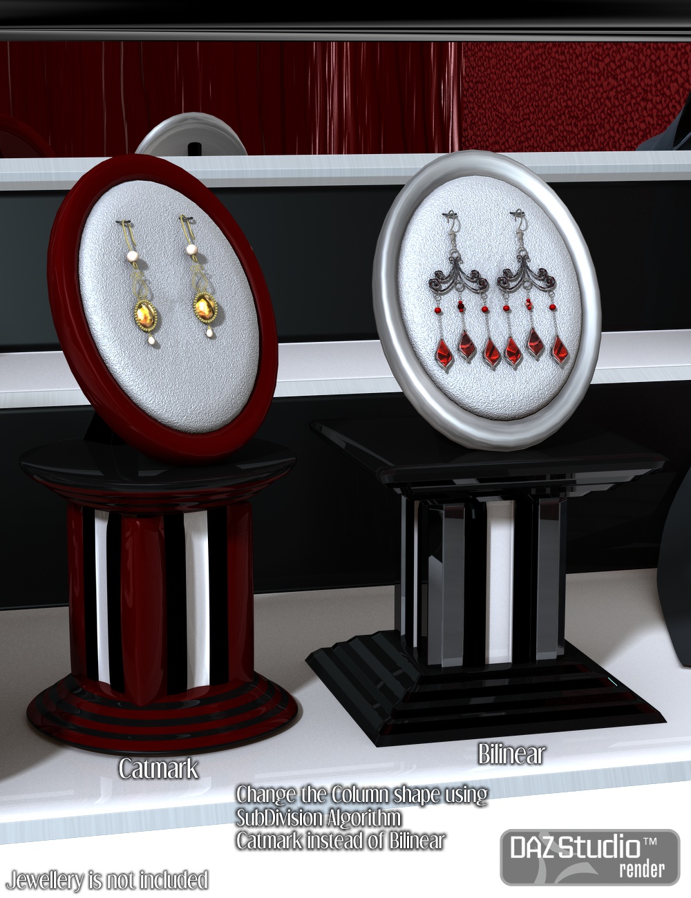 Jewellery Display by: 3D-GHDesign, 3D Models by Daz 3D