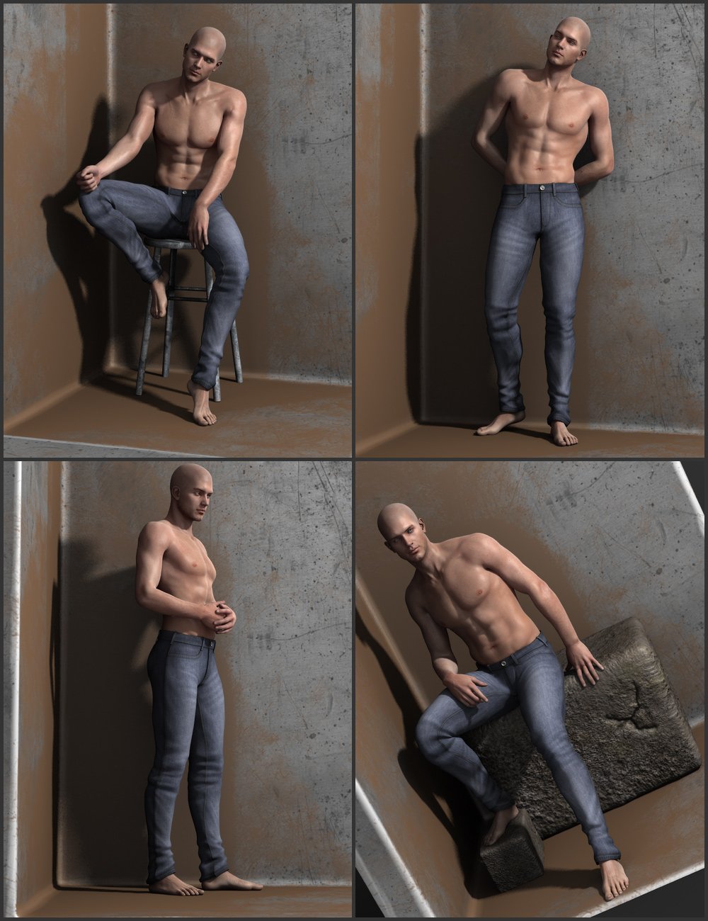 i13 DISTINGUISHED Pose Collection by: ironman13, 3D Models by Daz 3D