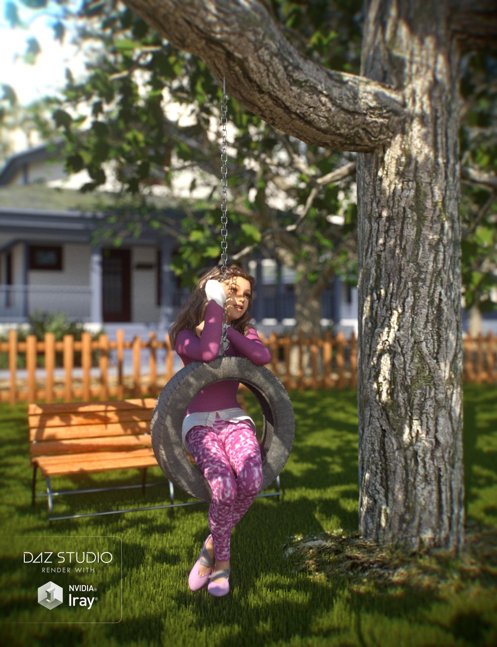 The Tire Swing by: ARTCollab, 3D Models by Daz 3D