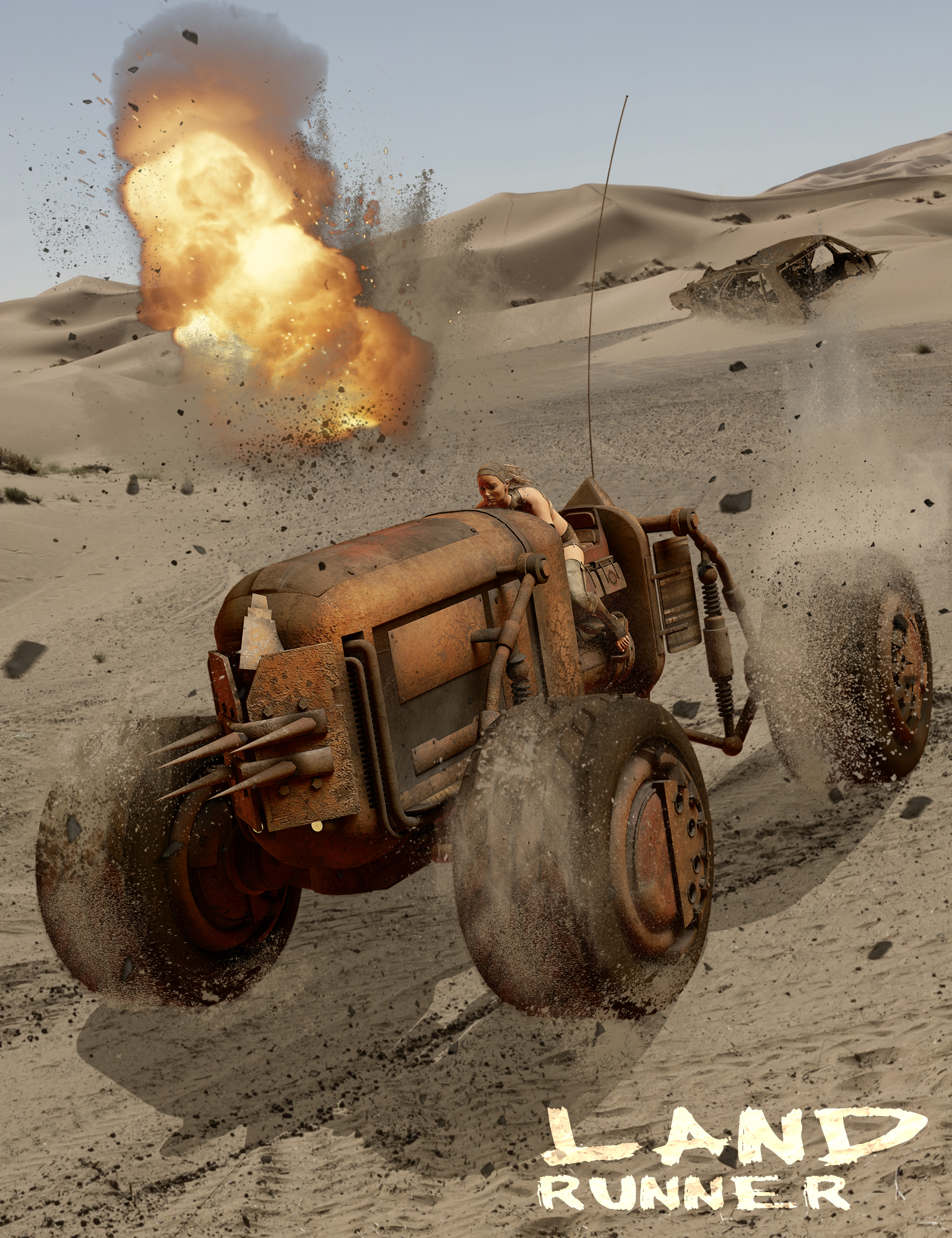 Land Runner by: The AntFarm, 3D Models by Daz 3D