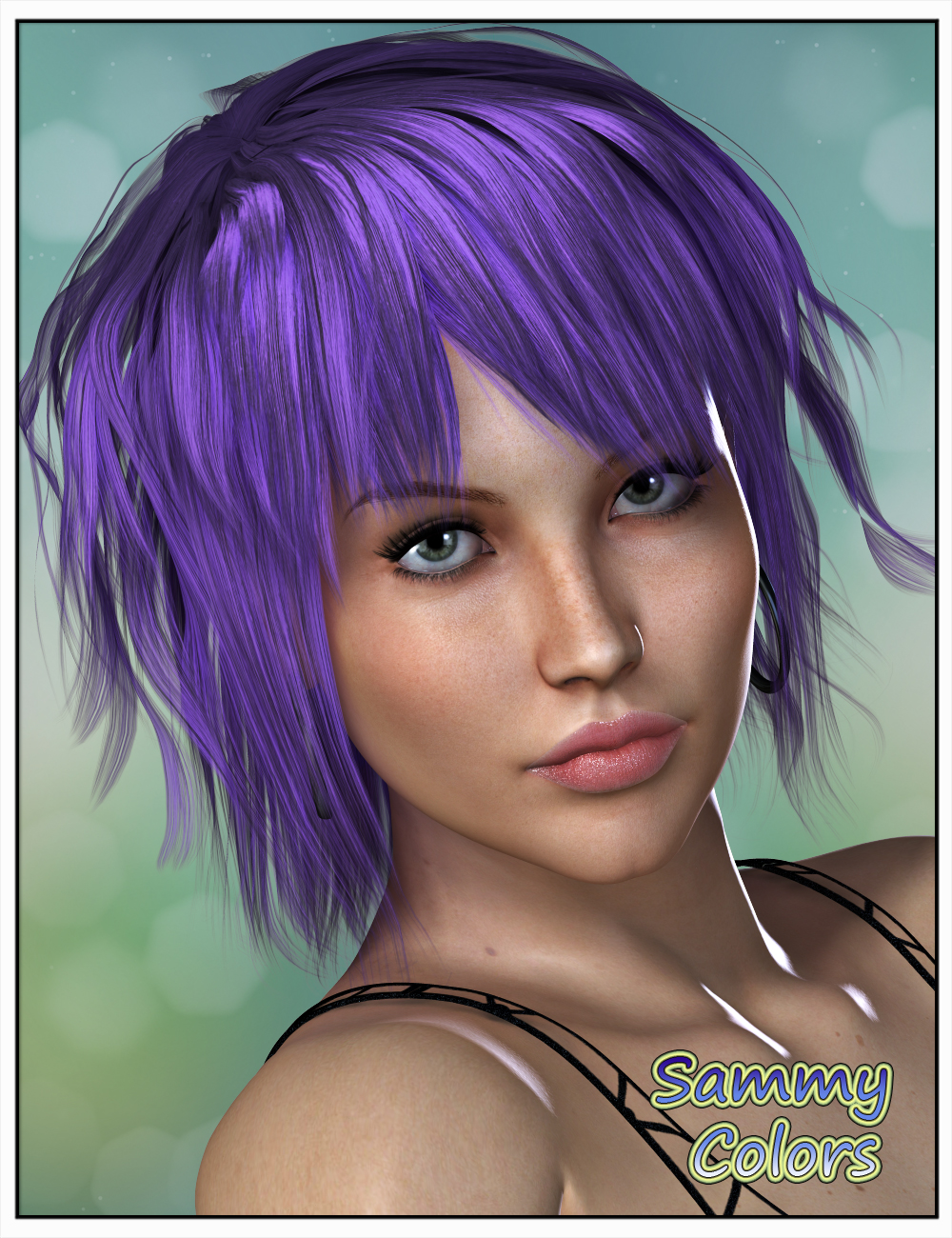 Sammy Hair Colors by: SWAM, 3D Models by Daz 3D