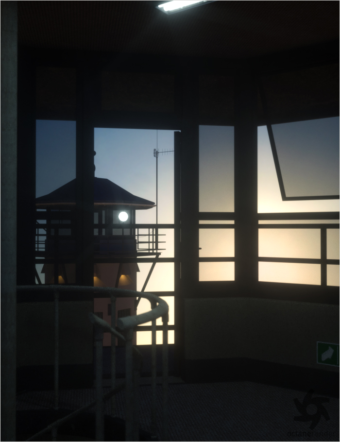 Prison Guard Tower by: ForbiddenWhispersDavid Brinnen, 3D Models by Daz 3D