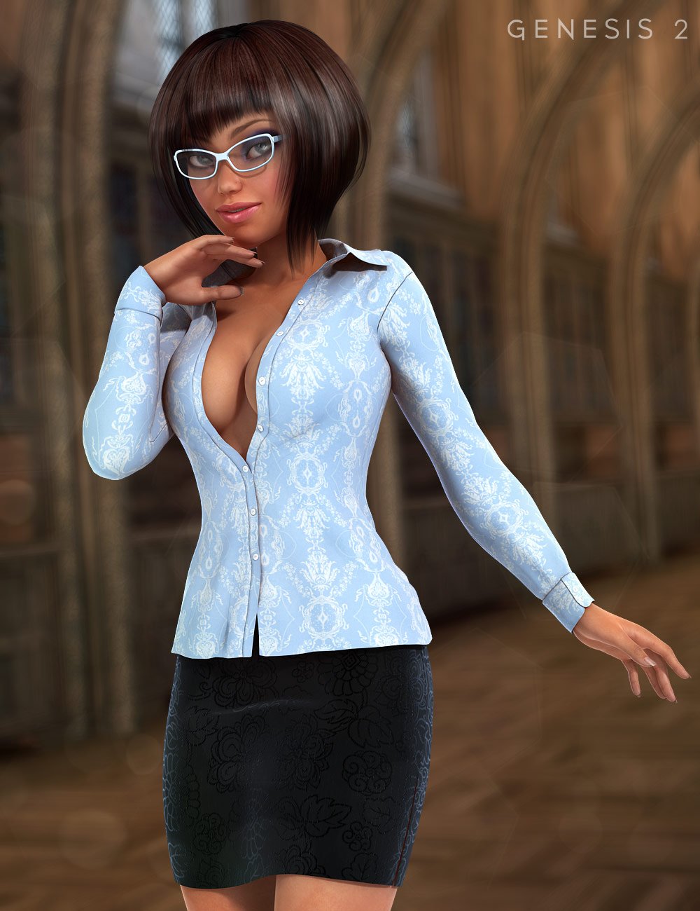 Sexy Librarian ExLibris Textures Sexy Librarian ExLibris Textures by: bucketload3d, 3D Models by Daz 3D