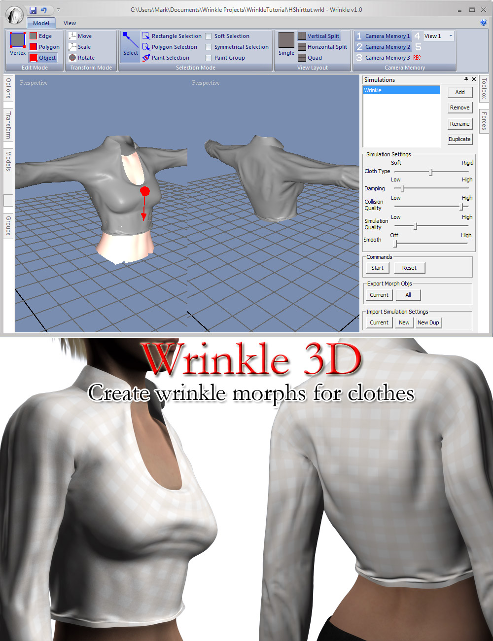 Wrinkle 3D by: MarkcusD, 3D Models by Daz 3D