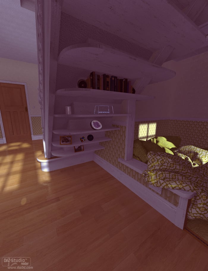 Hallway Chilling Out Cubby Hallway Chilling Out Cubby by: David BrinnenForbiddenWhispers, 3D Models by Daz 3D