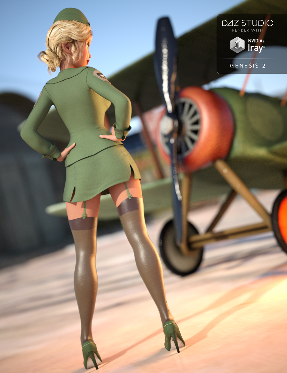 Captain Cupcake for Genesis 2 Female(s) by: 3DLustEmilyPaige, 3D Models by Daz 3D