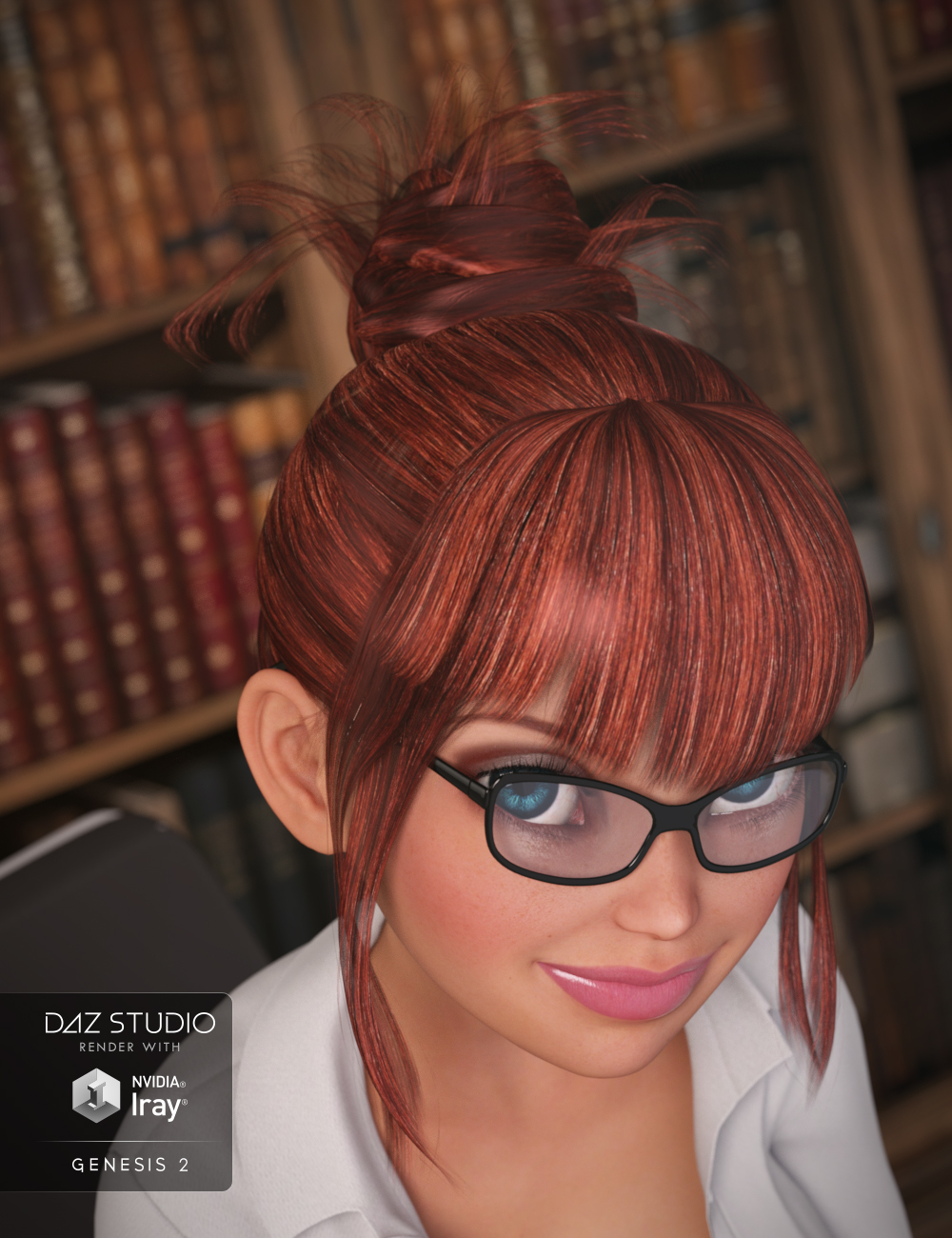 Librarian Pinup Updo