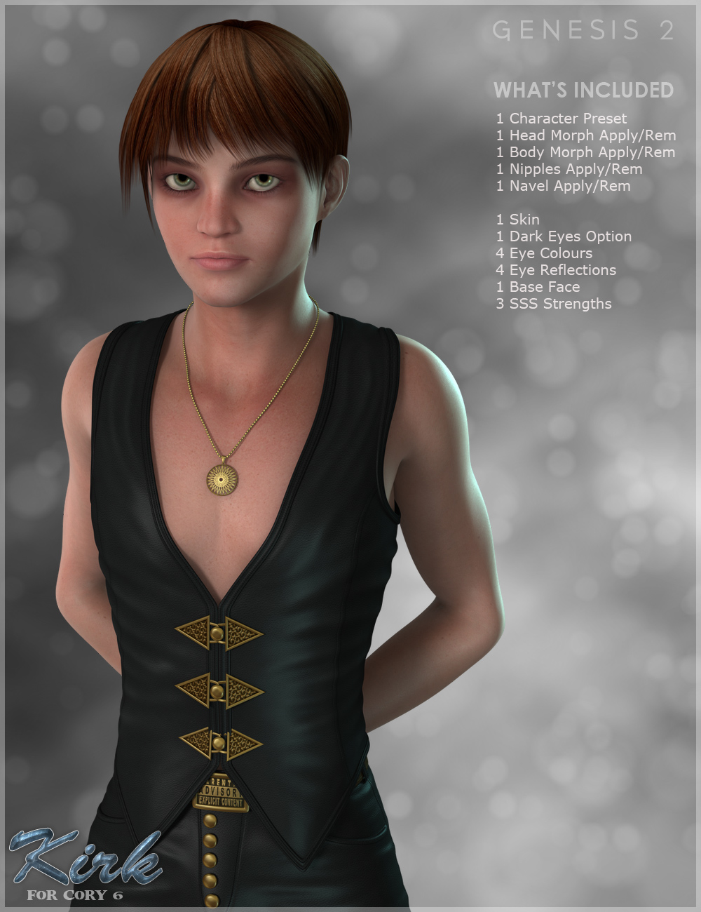 FWSA Kirk for Cory 6 FWSA Kirk for Cory 6 by: Fred Winkler ArtSabby, 3D Models by Daz 3D