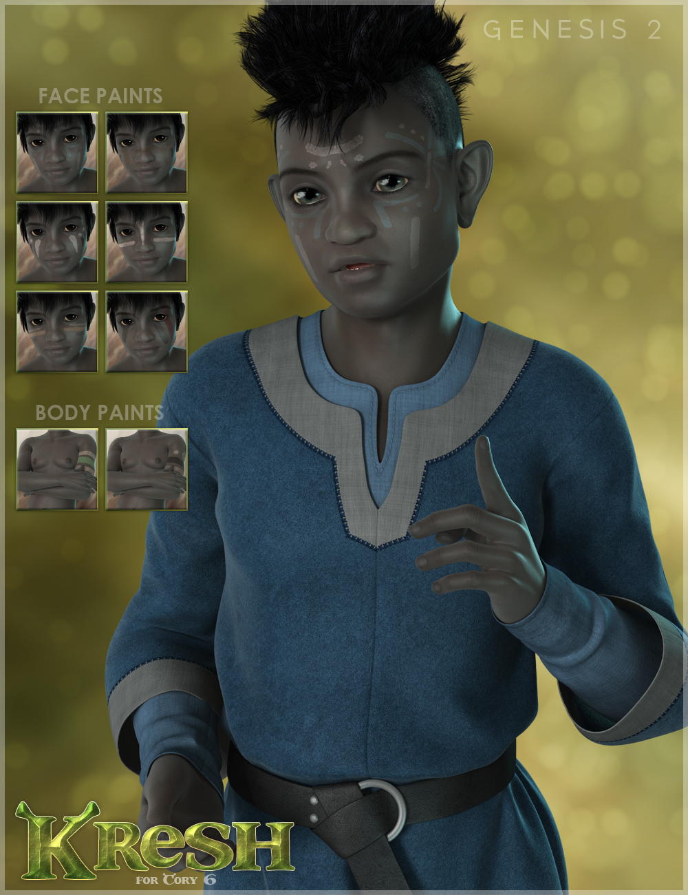 FWSA Kresh for Cory 6 FWSA Kresh for Cory 6 by: Fisty & DarcFred Winkler ArtSabby, 3D Models by Daz 3D