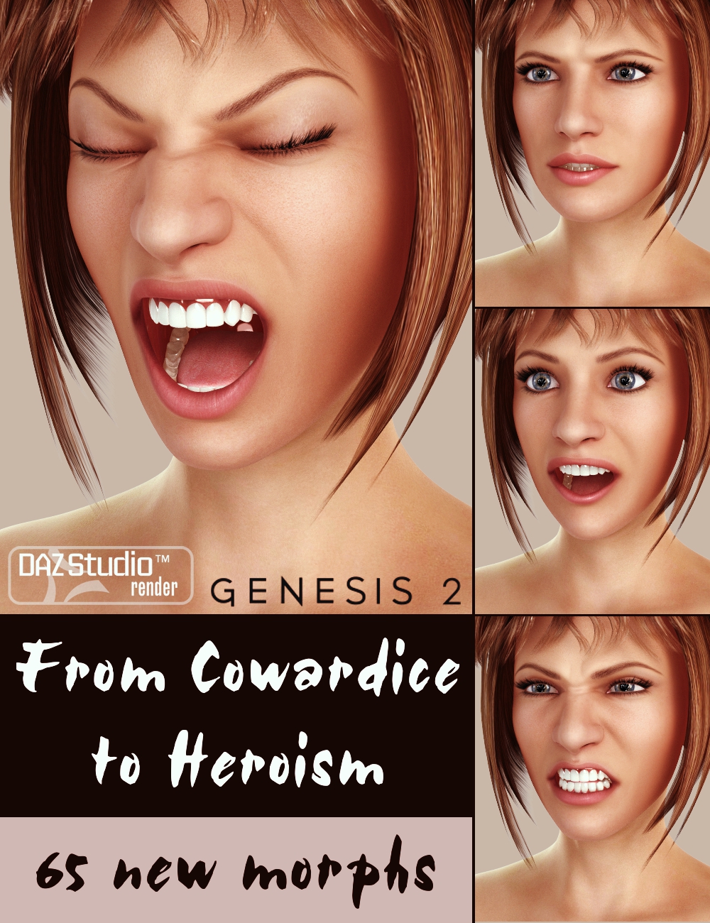 From Cowardice to Heroism for Genesis 2 Female(s) by: AlFan, 3D Models by Daz 3D