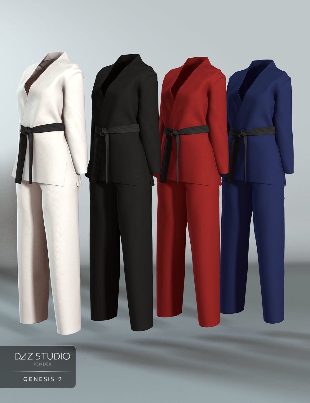 Fight Uniform for Genesis 2 Female(s) Fight Uniform for Genesis 2 Female(s) by: IH Kang, 3D Models by Daz 3D
