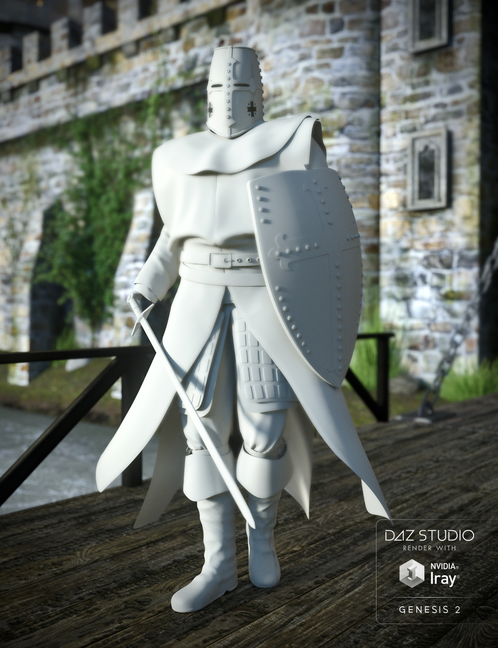 Knight Guard for Genesis 2 Male(s) by: Arien, 3D Models by Daz 3D