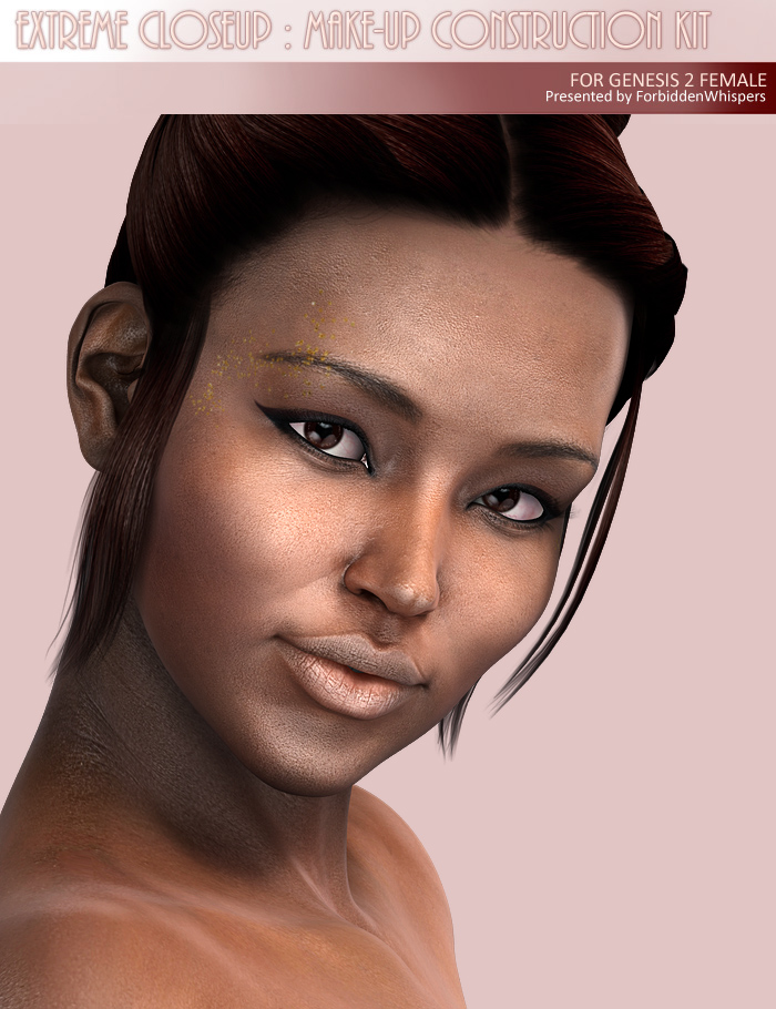 Extreme Closeup: Makeup for Genesis 2 Female(s) | Daz 3D